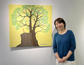 【イベント】津久井智子さんの個展が開幕！消しゴムはんこで描いた作品は見ごたえあり